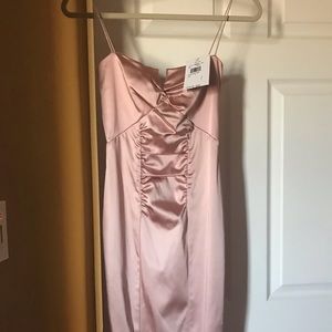 New with Tag: Nicole Miller salmon pink dress